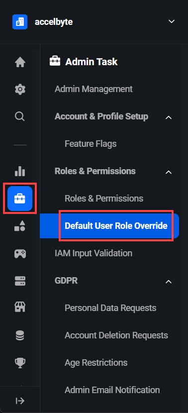 Default User Role Override