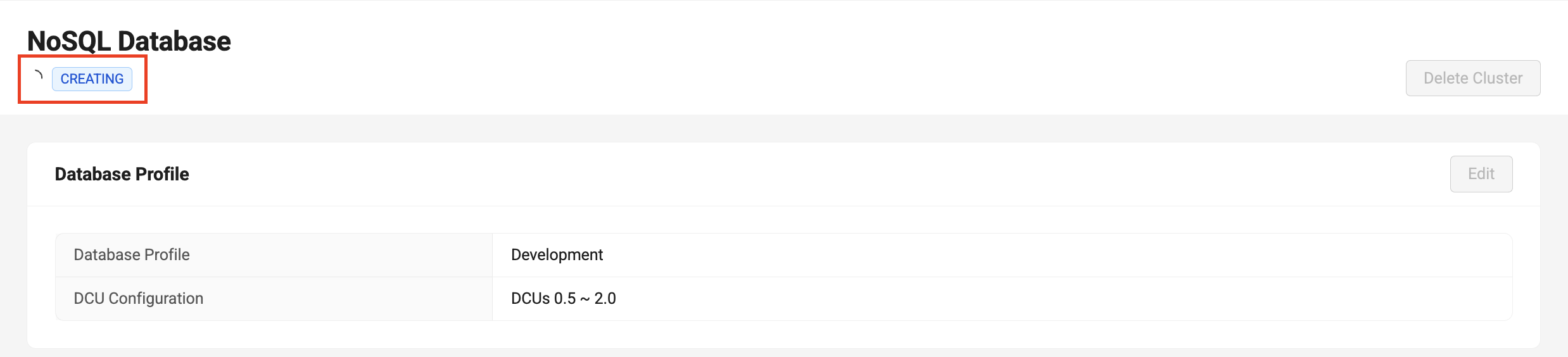 NoSQL Cluster provisioning 