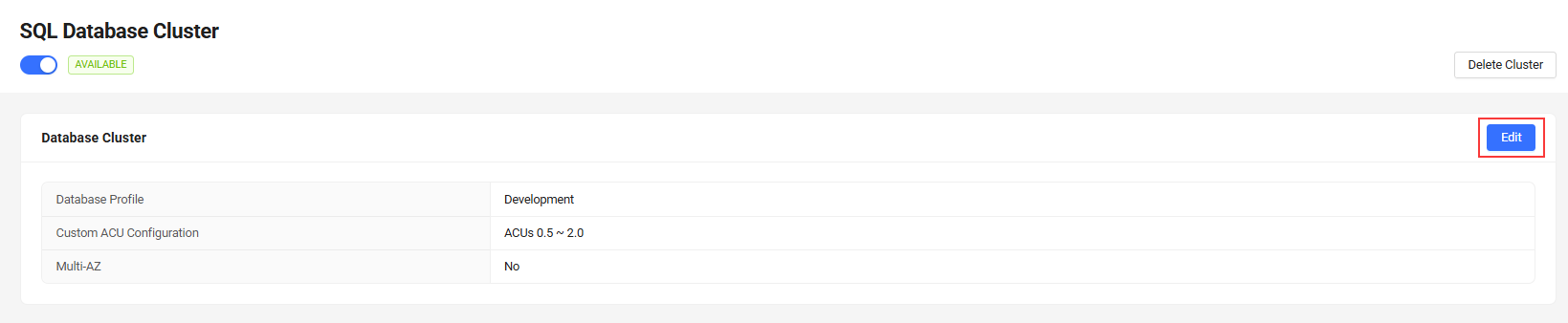 SQL Cluster update
