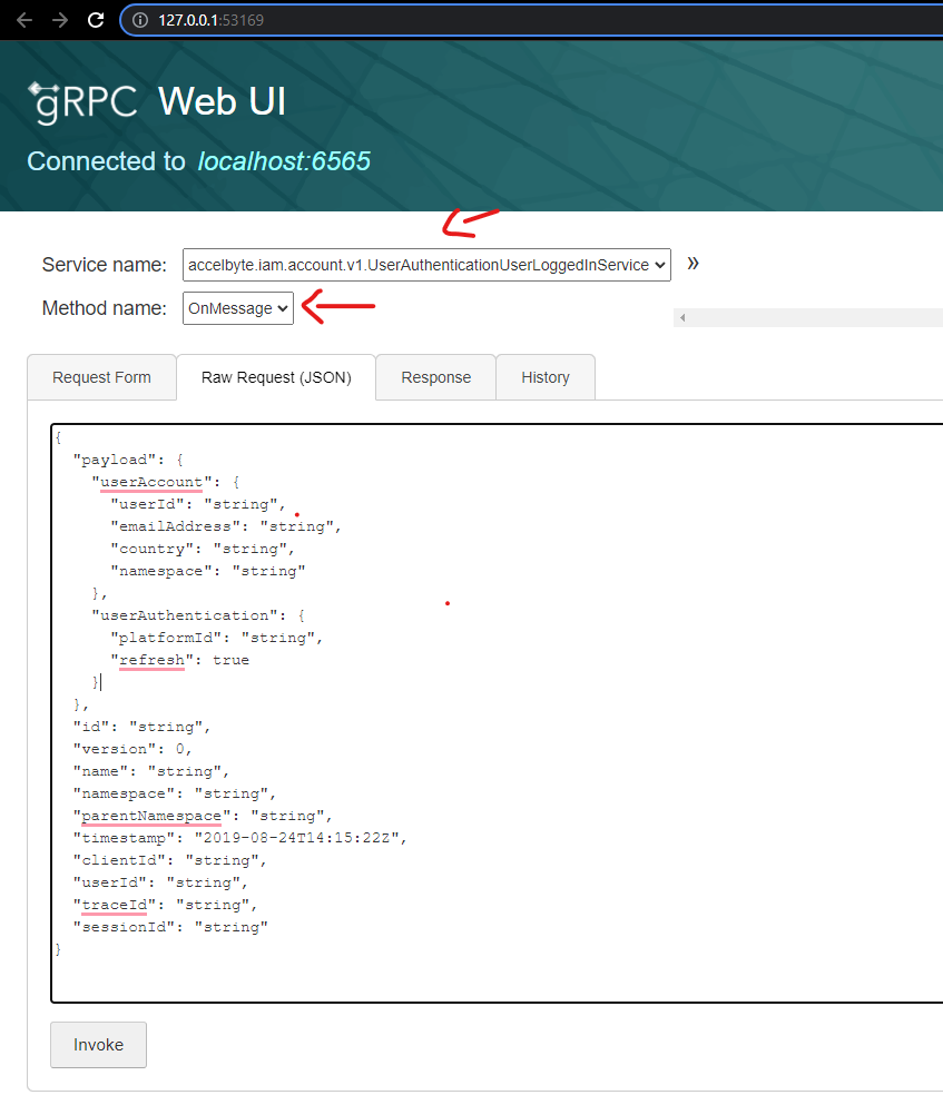 GRPC Web UI