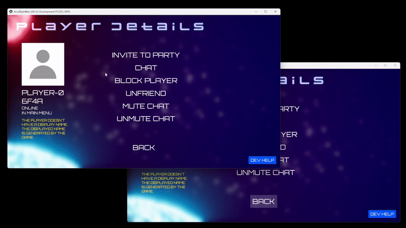 Private chat demo Unreal Byte Wars private chat