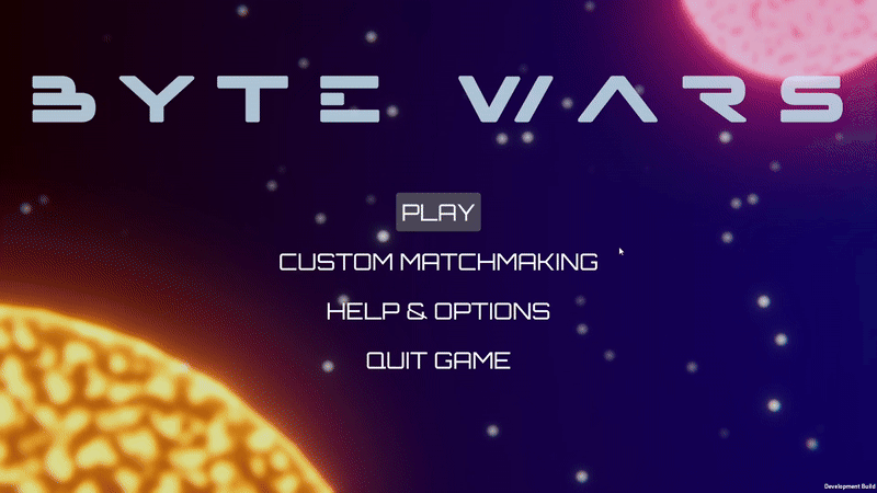 Custom matchmaking demo Unity Byte Wars Client integration