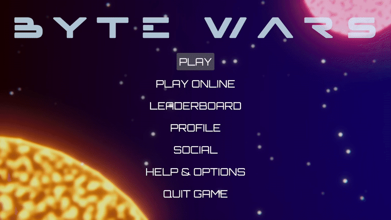 Start matchmaking preview Unity Byte Wars quick match peer-to-peer