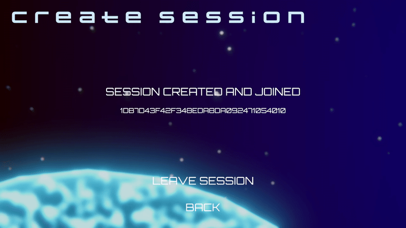 Leave session preview Unity Byte Wars session essentials