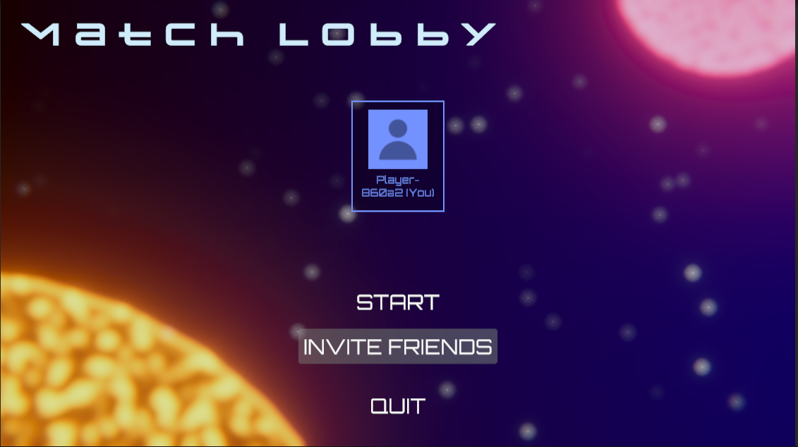 Preview of the Invite Friends button