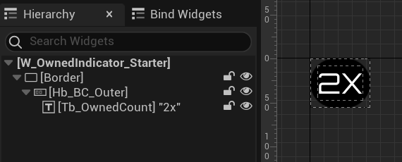 OwnedCountWidgetEntry_Starter preview