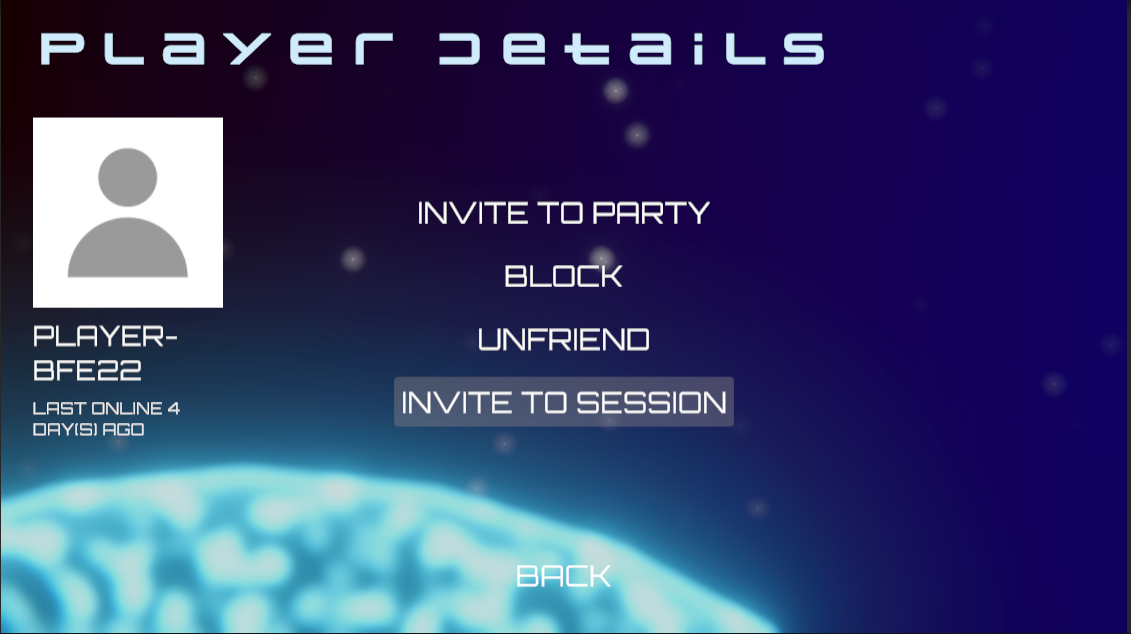 Preview of the Invite to Session button