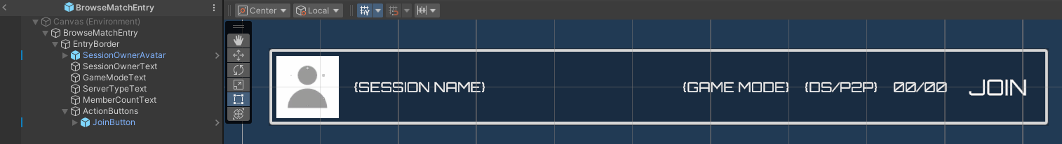 Browse match entry preview Unity Byte Wars joinable sessions dedicated server