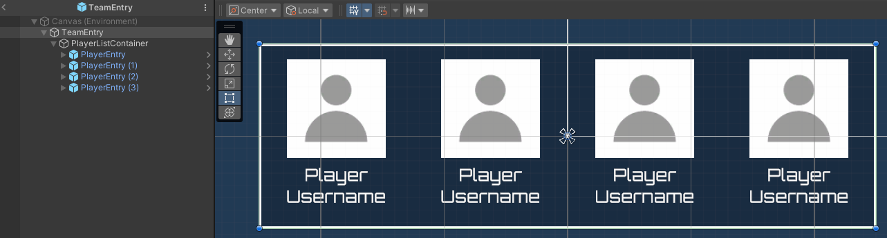 Team entry preview Unity Byte Wars quick match dedicated server
