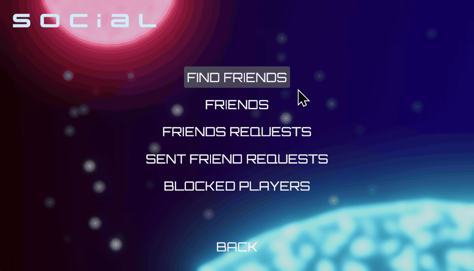 Test to find and send a friend request Unity Byte Wars search players