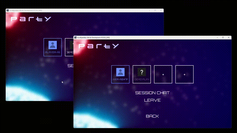 Leave party demo Unreal Byte Wars introduction to party