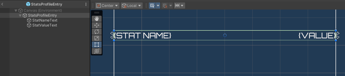 StatsProfileEntry preview image Unity Byte Wars stat tracking
