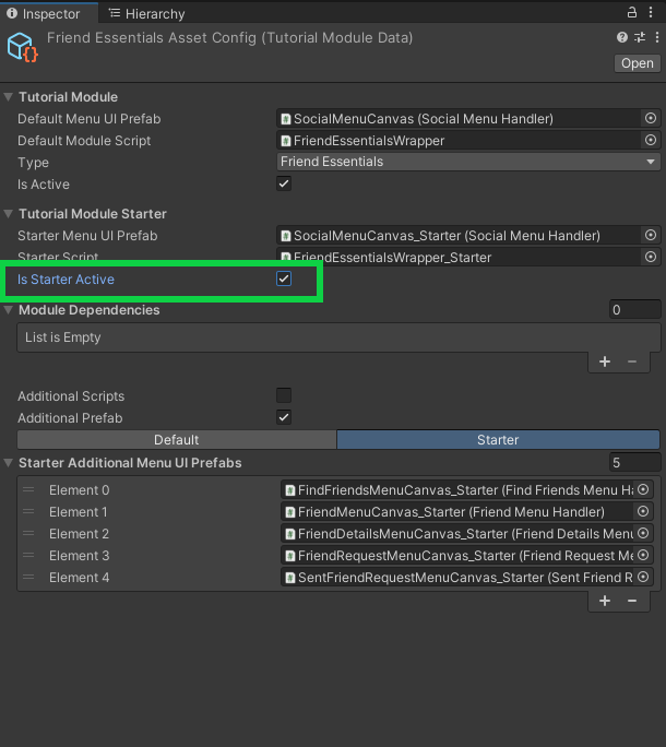 Activate Tutorial Module Data Asset starter mode Unity Byte Wars search players