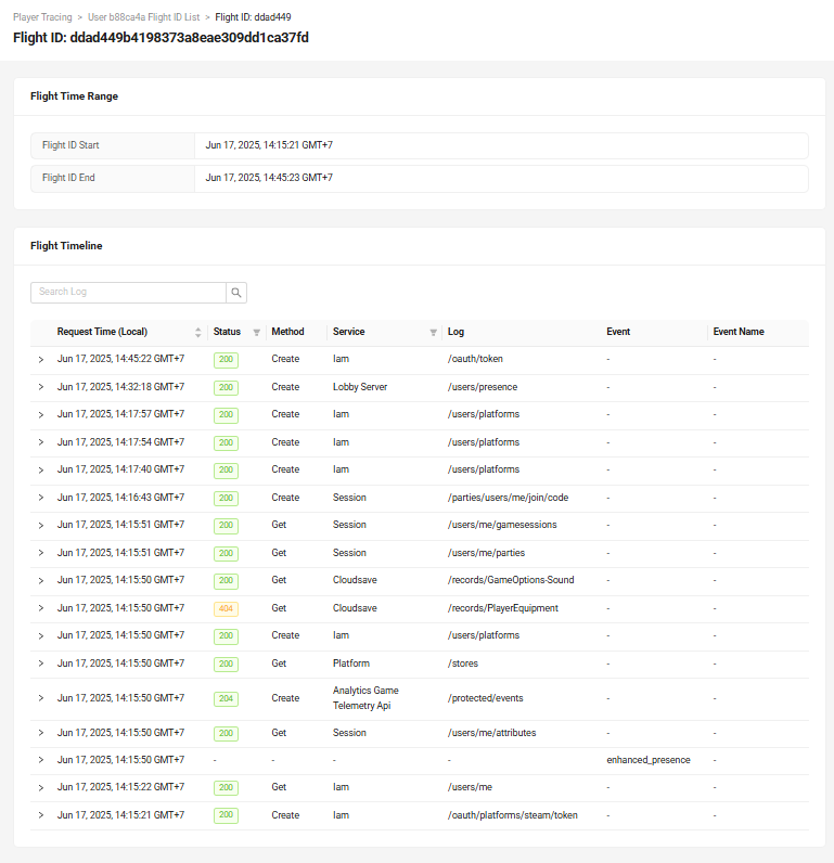 How to debug matchmaking and session issue from the Admin Portal folder preview