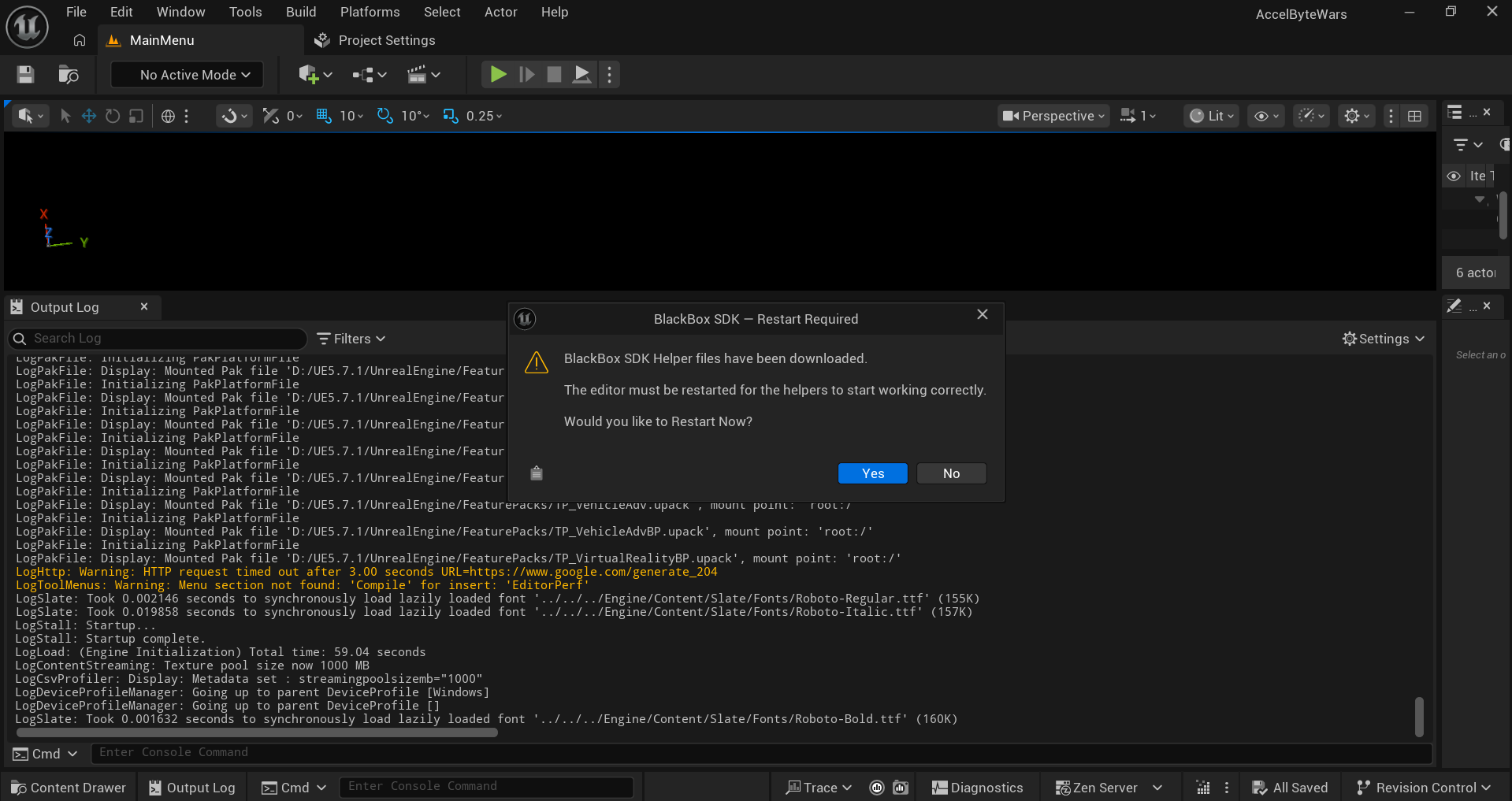 Unreal Editor Workflow