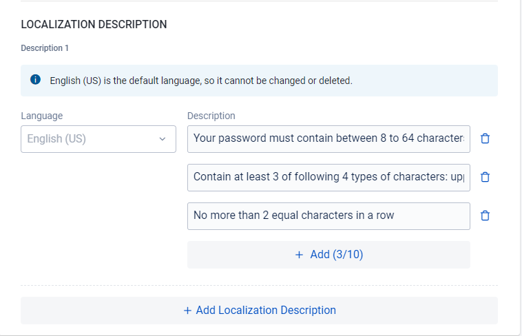 Password Validation