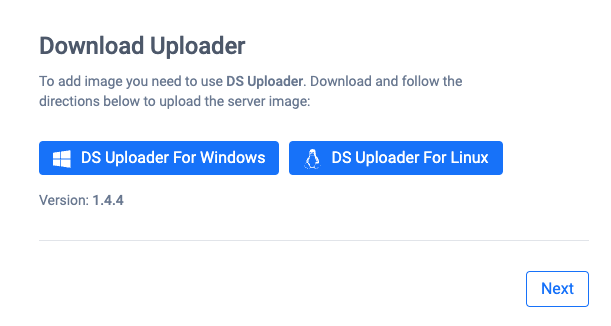 Dedicated server upload step 2