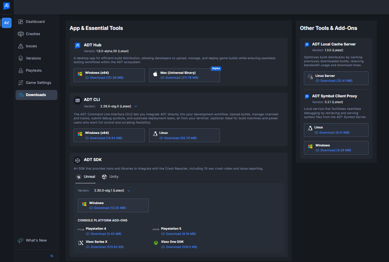 Download page revamp