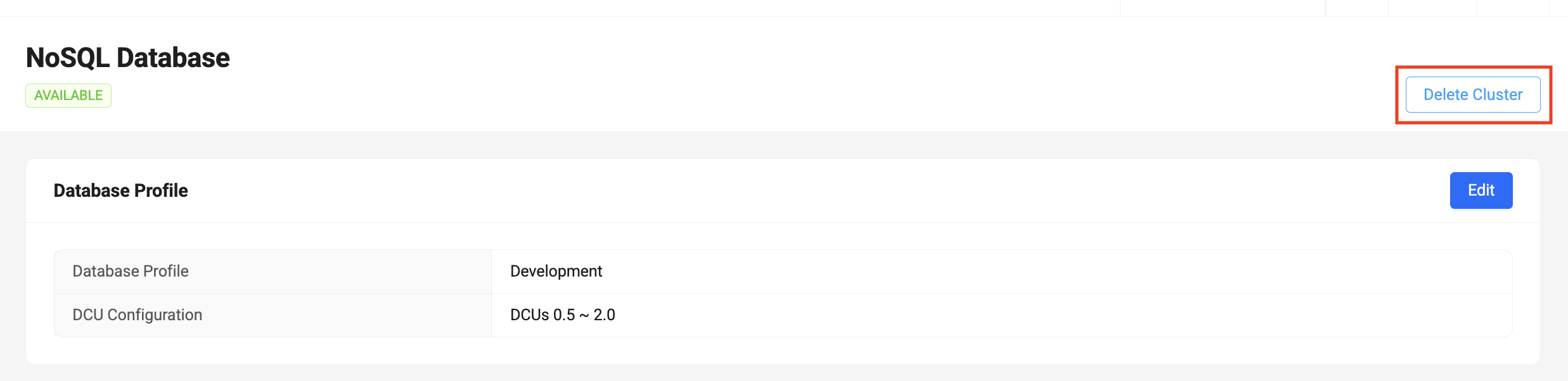 NoSQL_Cluster delete