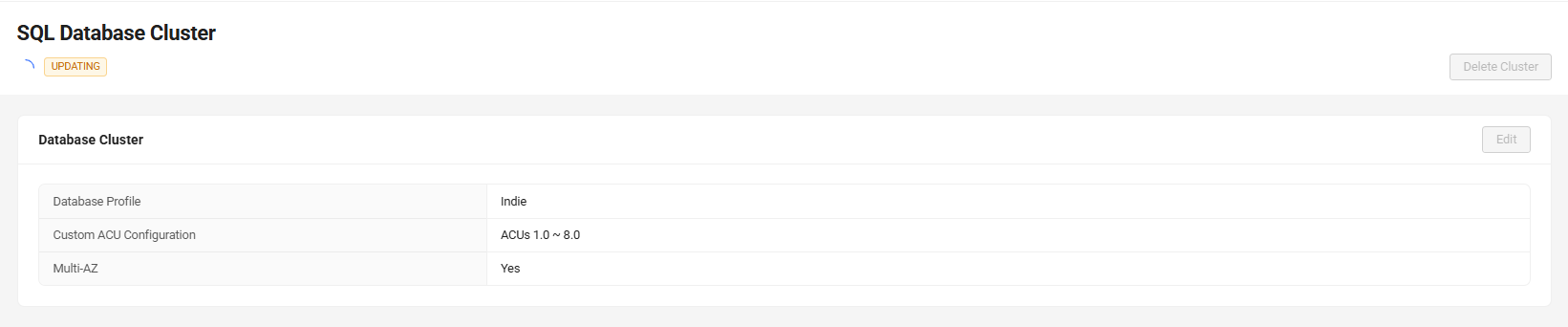SQL Cluster updating