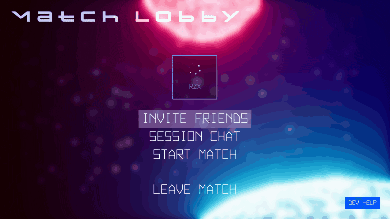 Invite a friend to game session demo Unreal Byte Wars play with friends