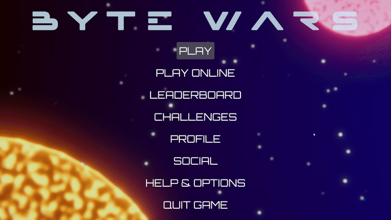 Challenge demo Unity Byte Wars