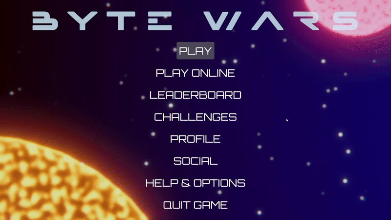 Challenge demo Unity Byte Wars