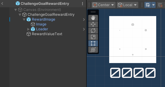 Challenge goal entry Unity Byte Wars challenge