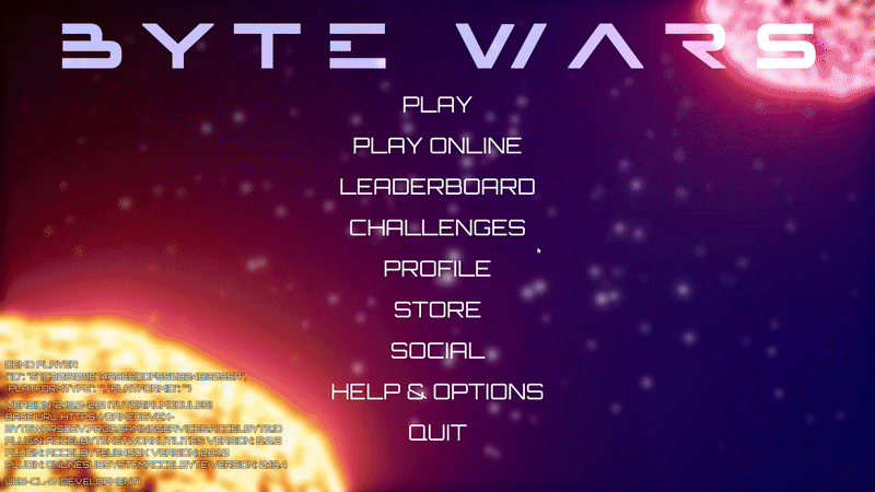 Claim challenge rewards play test Unreal Byte Wars challenge