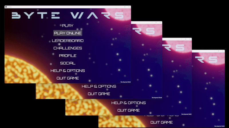 Matchmaking with party demo Unity Byte Wars play with party