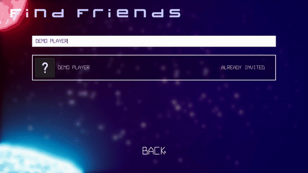 Cancel sent friend request demo Unreal Byte Wars add friends