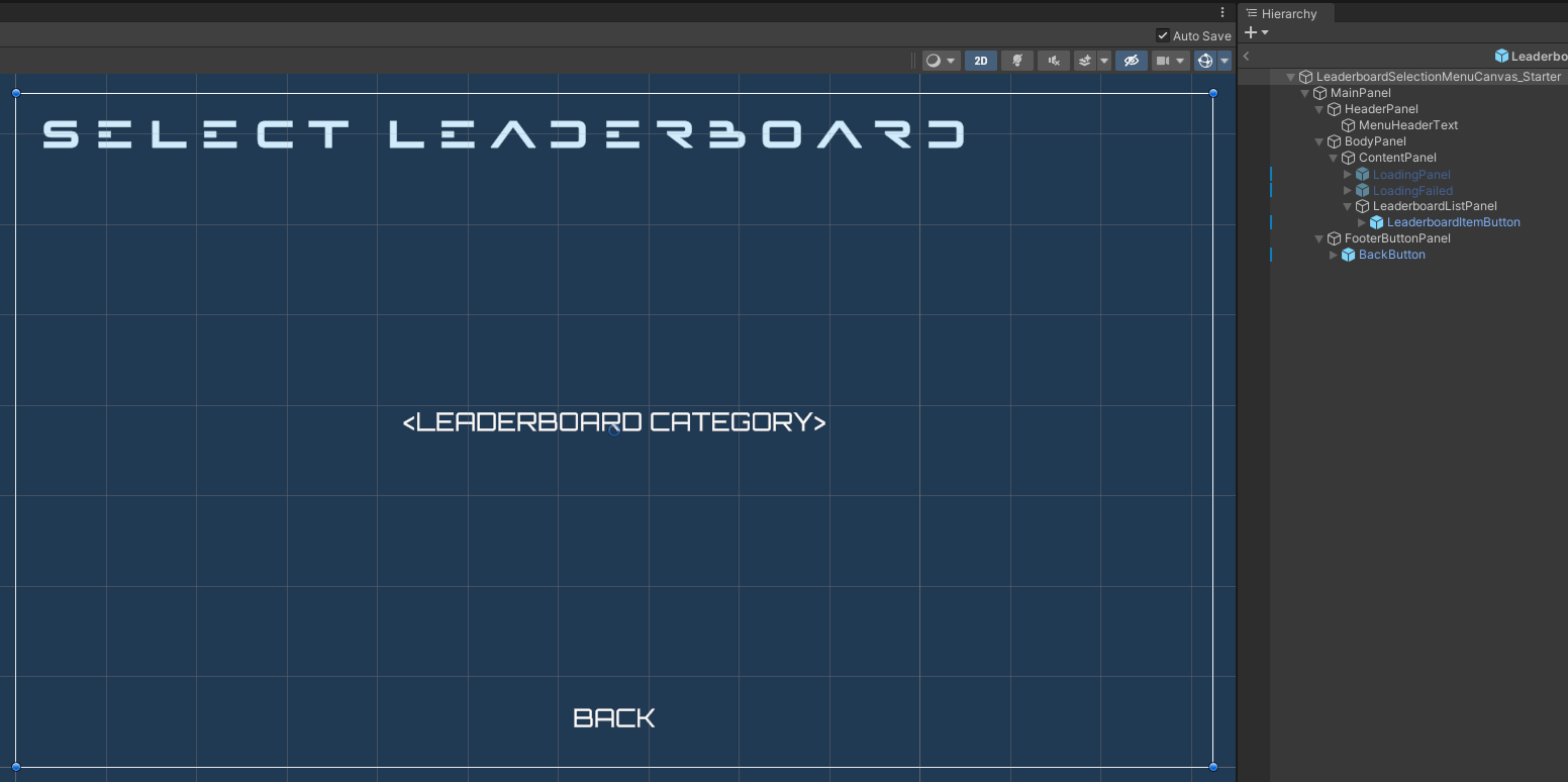 leaderboard-selection-menu-preview Unity Byte Wars all time leaderboard