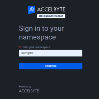 ADT namespace login page